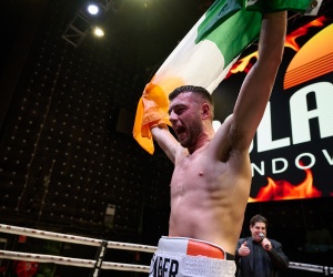 Owen Corrigan working angelo hyder trainer tony tolj irish ireland australia thunderdome 54 tickets alongside Andrew and Jason Moloney for second title fight