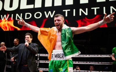 Owen “Bomber” Corrigan returns November 28th on Thunderdome 52 boxrec fight time date tv channel how to watch tickets tony tolj wicklow ireland perth boxer