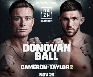 Paddy Donovan vs Danny Ball boxrec fight time date tv channel undercard how to watch dazn live stream links oddschecker predictions preview expert tips Cameron-Taylor 2 card