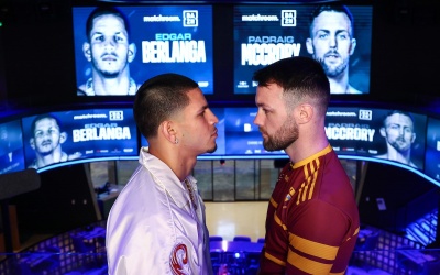 Padraig McCrory aims to KO Edgar Berlanga to set up Canelo fight: "I see myself knocking him out" fight time date tv channel boxrec belfast how to watch