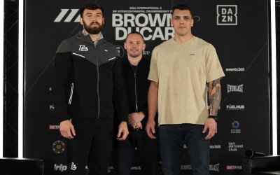 Pat Brown and Vasil Ducar face off on fight week boxrec frank smith how to watch on dazn time start frank smith ceo matchroom boxing