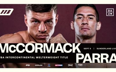 Pat McCormack previews Miguel Parra clash on September 6 predictions who wins results how to watch dazn ringwalks start time tv channel wiki boxrec amateur career watch full highlights