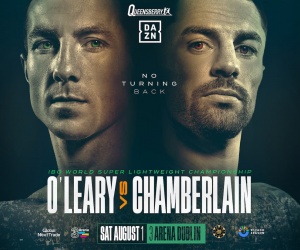 Pierce O'Leary vs Mark Chamberlain fight preview betting odds prediction ibo world super-lightweight title hopw to watch results live reports oddschecker who wins what time start ireland uk frank warren promoter trainer maxi hughes highlights