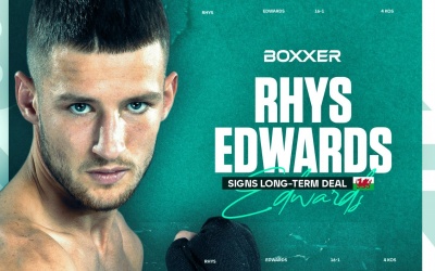 Rhys Edwards signs with BOXXER after impressing against Peter McGrail boxrec ben shalom how to watch trainer gary lockett riyadh fight highlights stats tale of the tape reach height