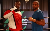 Richard Riakporhe and Deion Jumah both predict knockouts BOXXER who wins oddschecker and why analysis sky sports ben shalom wembley weigh in public face off workout