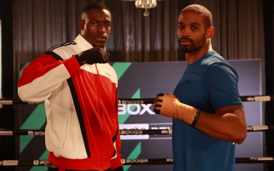 Richard Riakporhe and Deion Jumah both predict knockouts BOXXER who wins oddschecker and why analysis sky sports ben shalom wembley weigh in public face off workout