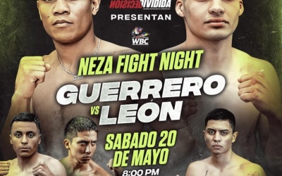 Randy León and Rogaciano Guerrero will star in “Neza Fight Night” fight time date tv channel how to watch oddschecker boxrec boxer amateur professional career record live stream wbc facebook page