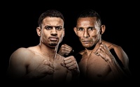 Rolando “Rolly’’ Romero comes from behind to win the vacant WBA super-lightweight with bizarre stoppage win against Ismael Barroso boxrec fight time date tv channel what happened phara davies next