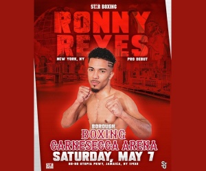 New York Ring Masters Champion Ronny Reyes joins Star Boxing ahead of May 7 pro debut interview amateur record boxrec tickets borough boxing joe de guardia watch tv channel live stream links interview