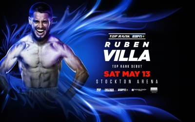 Ruben Villa signs with Top Rank debut set for May 13 in California bob arum boxrec fight date time tv channel undercard featherweight pro amateur record career