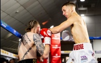 Wallsall Winner boxrec Ryan Woolridge sizzles in stoppage win at the Bescot Stadium watch fight highlights bcb promotions boxing