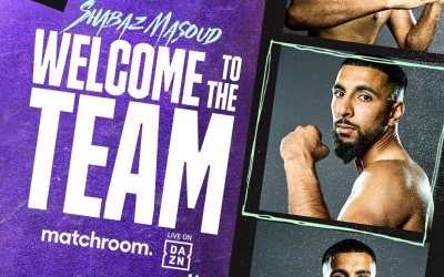 Shabaz Masoud has signed multi-fight promotional deal with Eddie Hearn Matchroom Boxing jack bateson ben davison wiki trainer boxrec interview watch full fight highlights