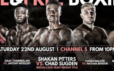 Shakan Pitters vs Chad Sugden: official weights and running order for Hennessy Sports bill
