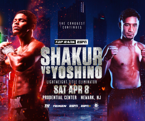 Shakur Stevenson will take on Japanese puncher Shuichiro Yoshino in WBC lightweight title eliminator on April 8 boxrec oddschecker interviews next fight world rankings