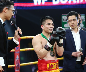 WBC super-flyweight champion Srisaket Sor Rungvisai defeated former world champion Amnat Ruenroeng