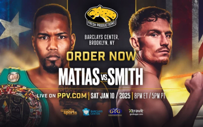Title fight on Subriel Matias-Dalton Smith card cancelled boxrec why what happened failed medical examination boxer Hendri Cedeno vs Alfredo Santiago