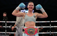 Terri Harper eyes showdown with Caroline Dubois after historic WBO win ibo wbc boxrec wbo prdictions brits england amateur career record professional who wins oddschecker boxxer