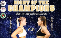 Tina Rupprecht (10-0-1, 3 Ko’s) from Germany, will defend her title against IBF champion, Costa Rican Yokasta Valle