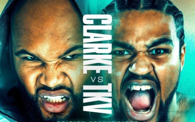 Frazer Clarke vs Jeamie TKV postponed boxxer ben shalom boxrec wiki tickets bbc one two what channel will is it on be on