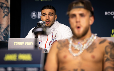 Tommy Fury insists he is not overlooking Anthony Taylor as Jake Paul confirms: “A fight against Tommy Fury makes sense” tyron woodley tyson brother family boxrec what time start ringwalks how to watch