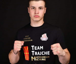 Macedonian Prodigy Trajche Ilioski wins by round 1 TKO in pro debut dragon fire boxing tony tolj