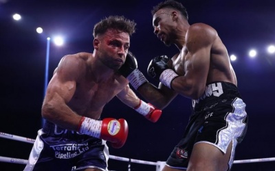 Tyler Denny goes from strength to strength with his biggest win yet felix cash results reports fight technical decision fifth round what happened cut boxrec watch full highlights youtube
