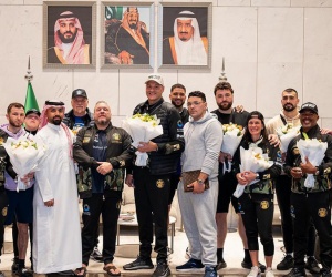 Tyson Fury arrives in Riyadh and praises opponent Oleksandr Usyk: “I’m messing with an elite fighter who’s got boxing ability and wants to win like I do” turki belts present saudi arabia boxrec