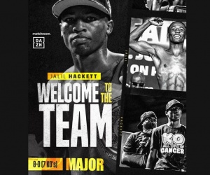 Eddie Hearn announces ‘Major’ new signing for Matchroom Jalil ‘Major’ Hackett has signed a multi-fight promotional deal boxrec wiki amateur career watch fight highlights Adrian Gutierrez ko highlight reels washington trainer gym
