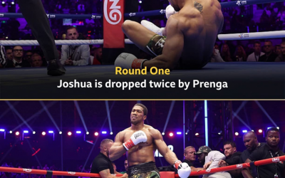 Anthony Joshua dropped twice in chaotic clash with Kristian Prenga watch full fight highlights what happened tyson fury november tickets dazn ppv cost who wins odds betting wiki
