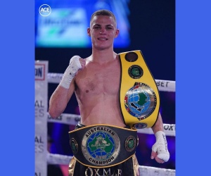 Unbeaten Australian bantamweight Vegas Larfield takes step up in class in next fight time may 7 date tv channel tickets brisbane boxrec boxer tony tolj ace boxing