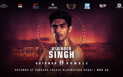 Vijender Singh added to huge Rotunda Rumble 2 card