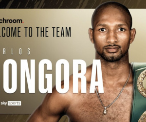 Matchroom Boxing sign IBO super-middleweight champion Carlos Gongora 