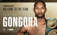 Matchroom Boxing sign IBO super-middleweight champion Carlos Gongora 