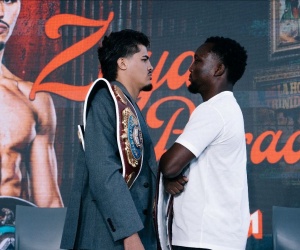 Xander Zayas and Abass Baraou prepared for Saturday unification showdown in Puerto Rico what time start when to watch how top rank classics live results boxrec