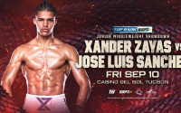Xander Zayas vs Jose Luis Sanchez added to Valdez-Conceição Tucson bill Raymond Muratalla vs Jose Angulo boxrec